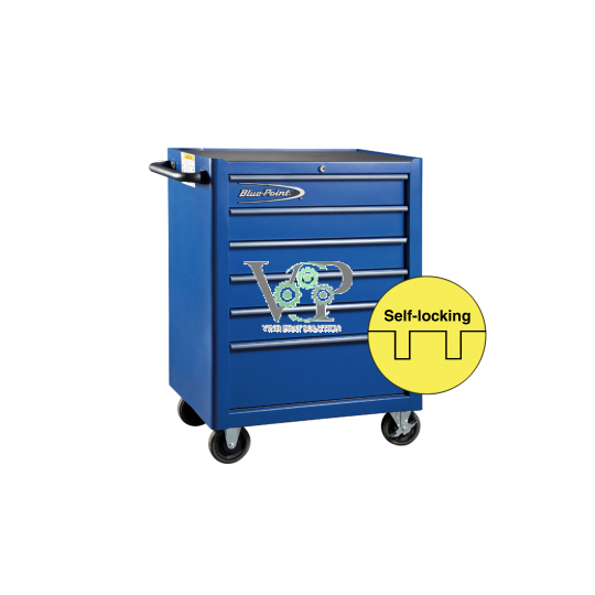 6 Drawers, Classic Roll Cab, 26"